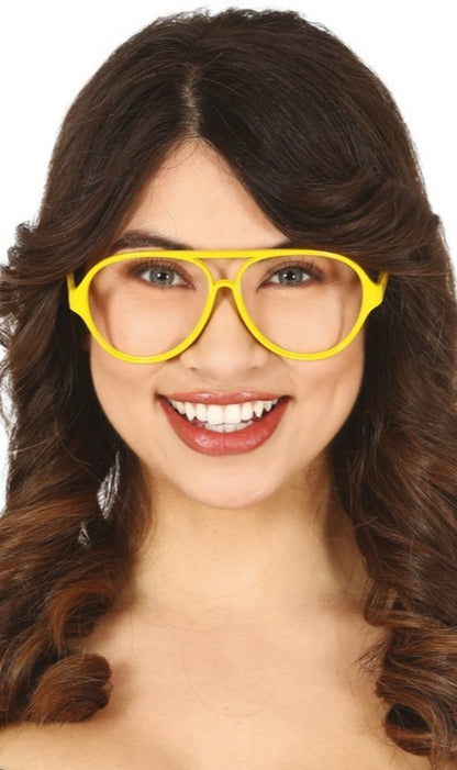 Óculos de Aviador Amarelos
