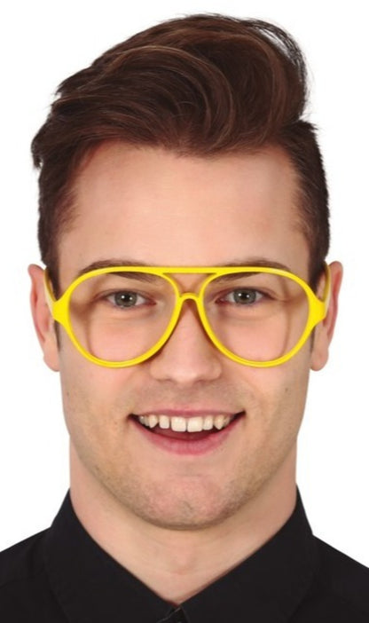 Óculos de Aviador Amarelos