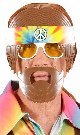 Óculos de Hippie com Barba 