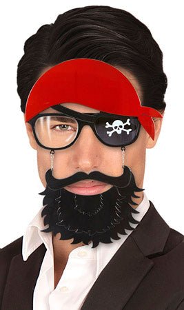 Óculos de Pirata com Barba