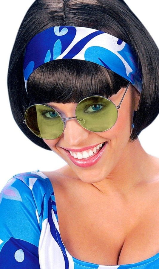 Óculos Redondos Verdes Grandes