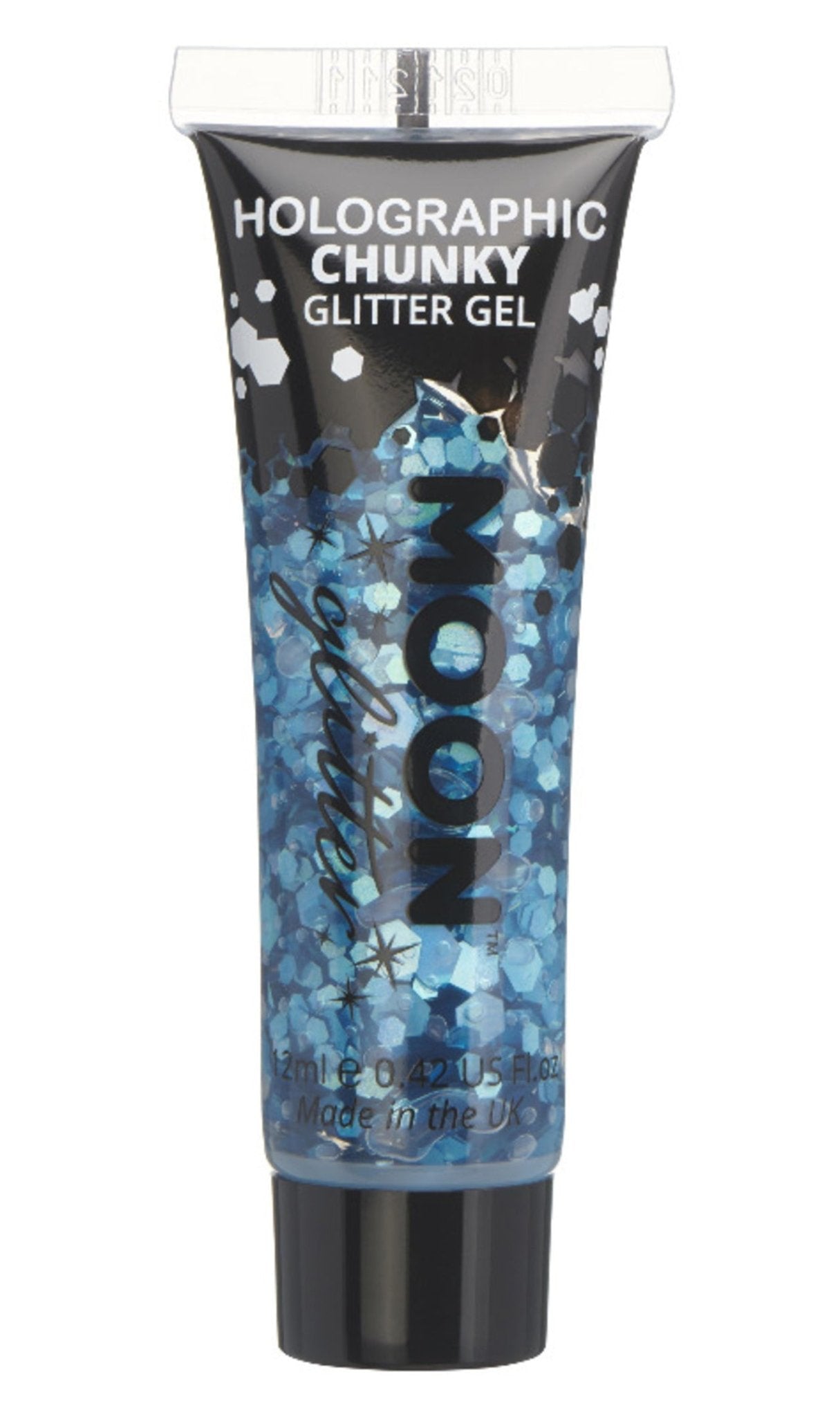 Glitter Azul em Gel Holográfico