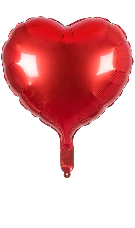 Balão de Alumínio Coração Vermelho