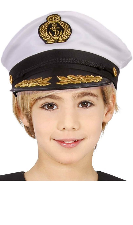 Boné de Capitão da Marinha infantil