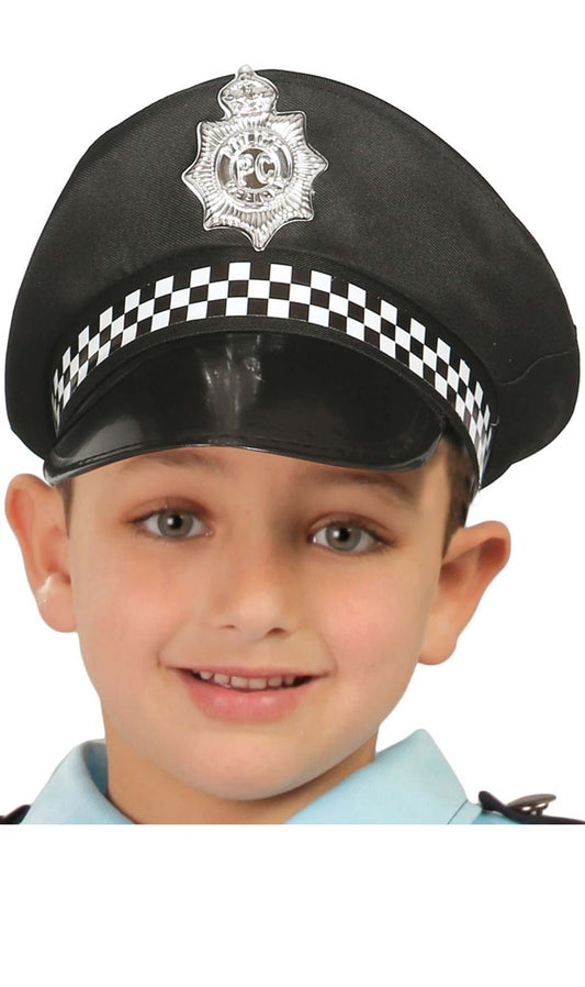 Gorro de Polícia Municipal para criança