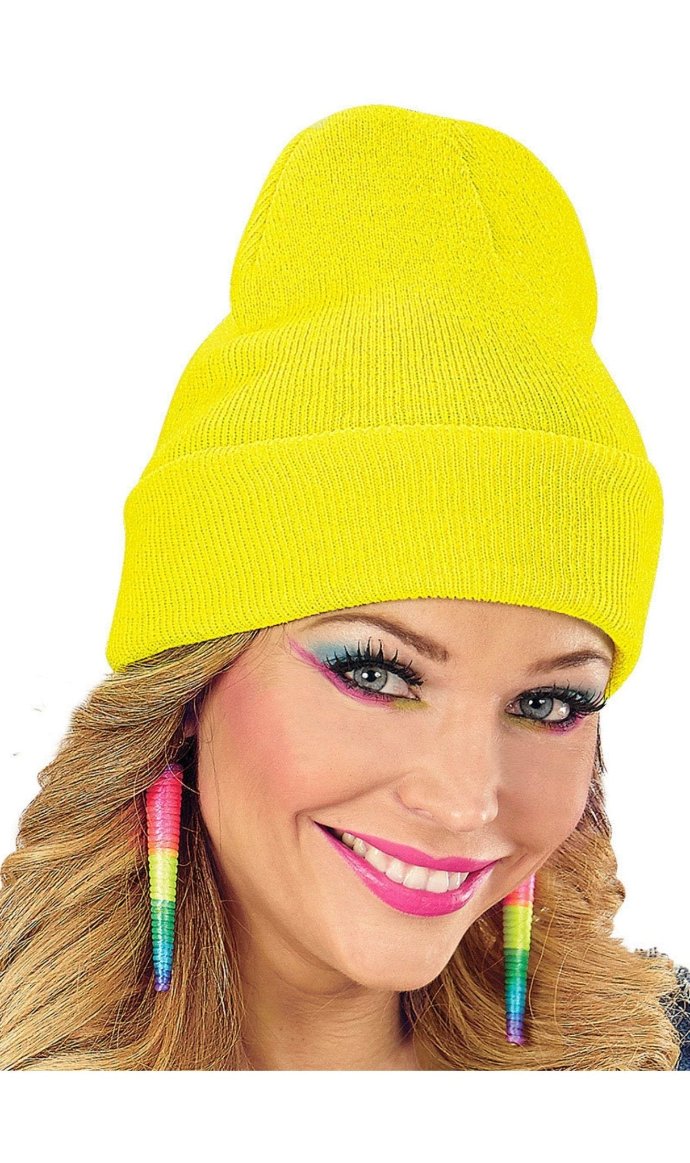 Gorro Amarelo Fluorescente