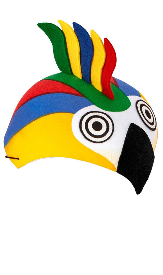 Chapéu de Papagaio Multicolorido