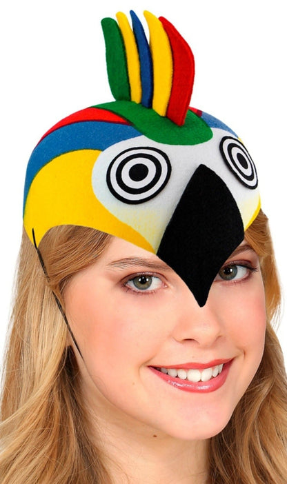 Chapéu de Papagaio Multicolorido