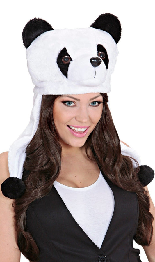 Gorro de Urso Panda Bicolor