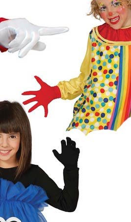 Luvas Curtas Coloridas para Criança