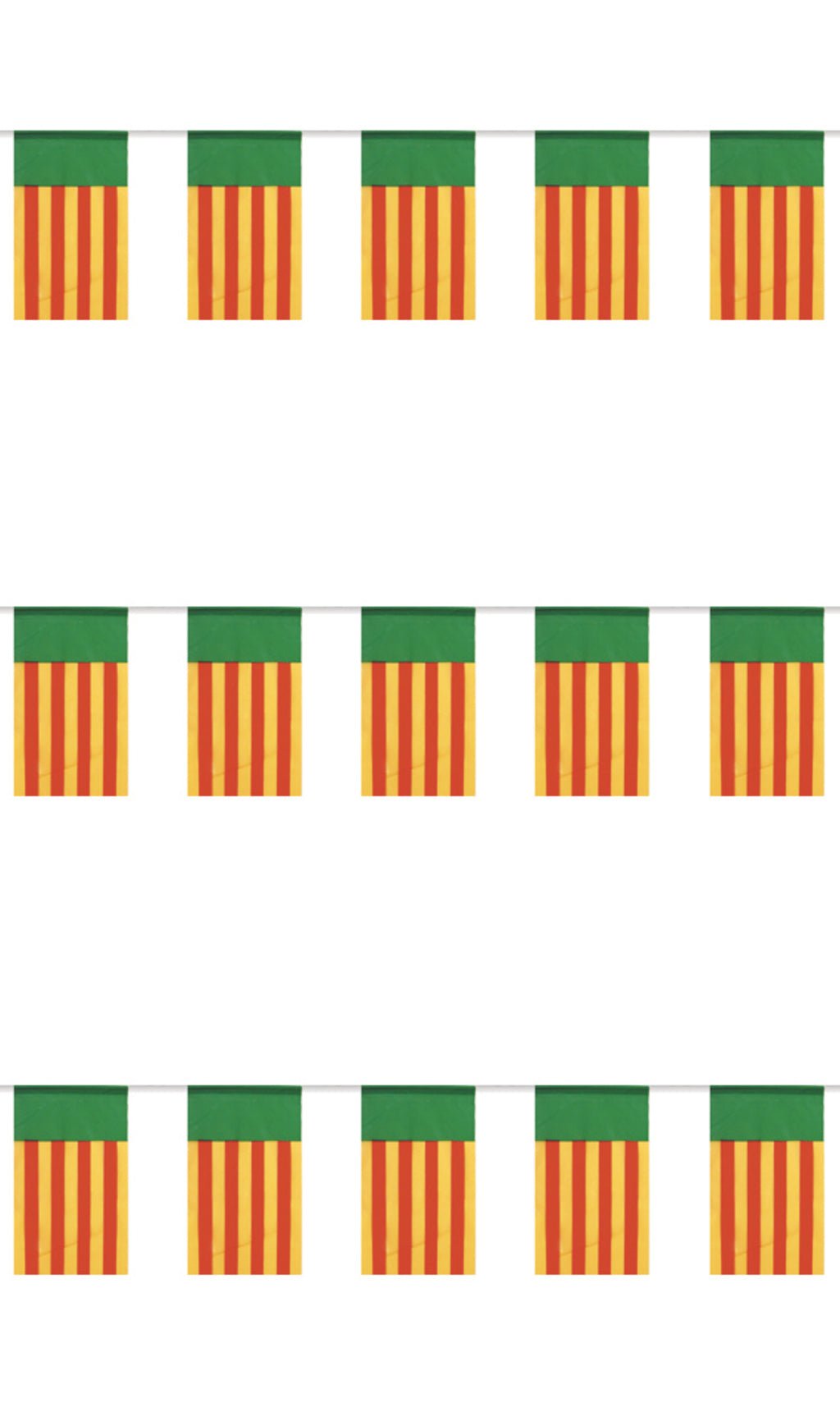 Guirlanda Bandeirolas de Castellón