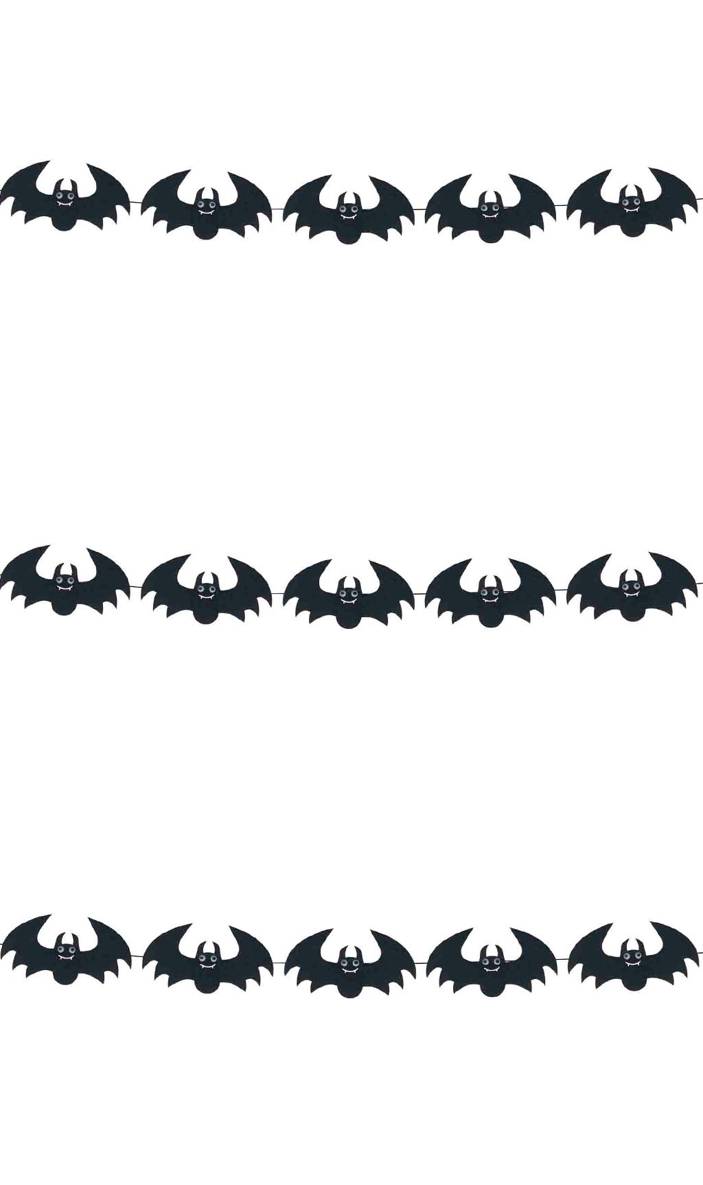 Grinalda de Morcegos em Feltro