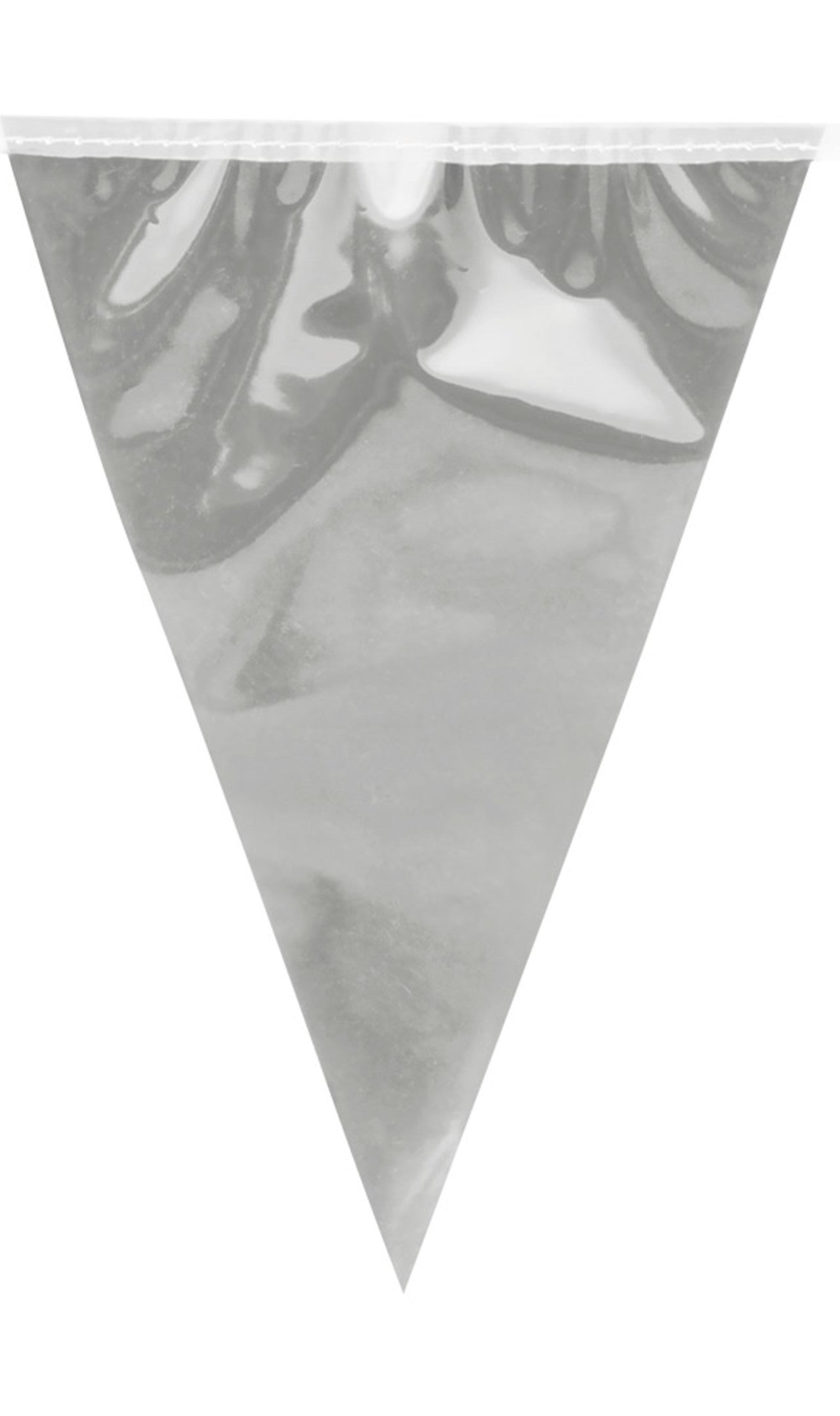 Guirlanda Bandeiras Triangulares Prata