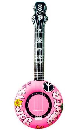 Guitarra de Hippie Insuflável