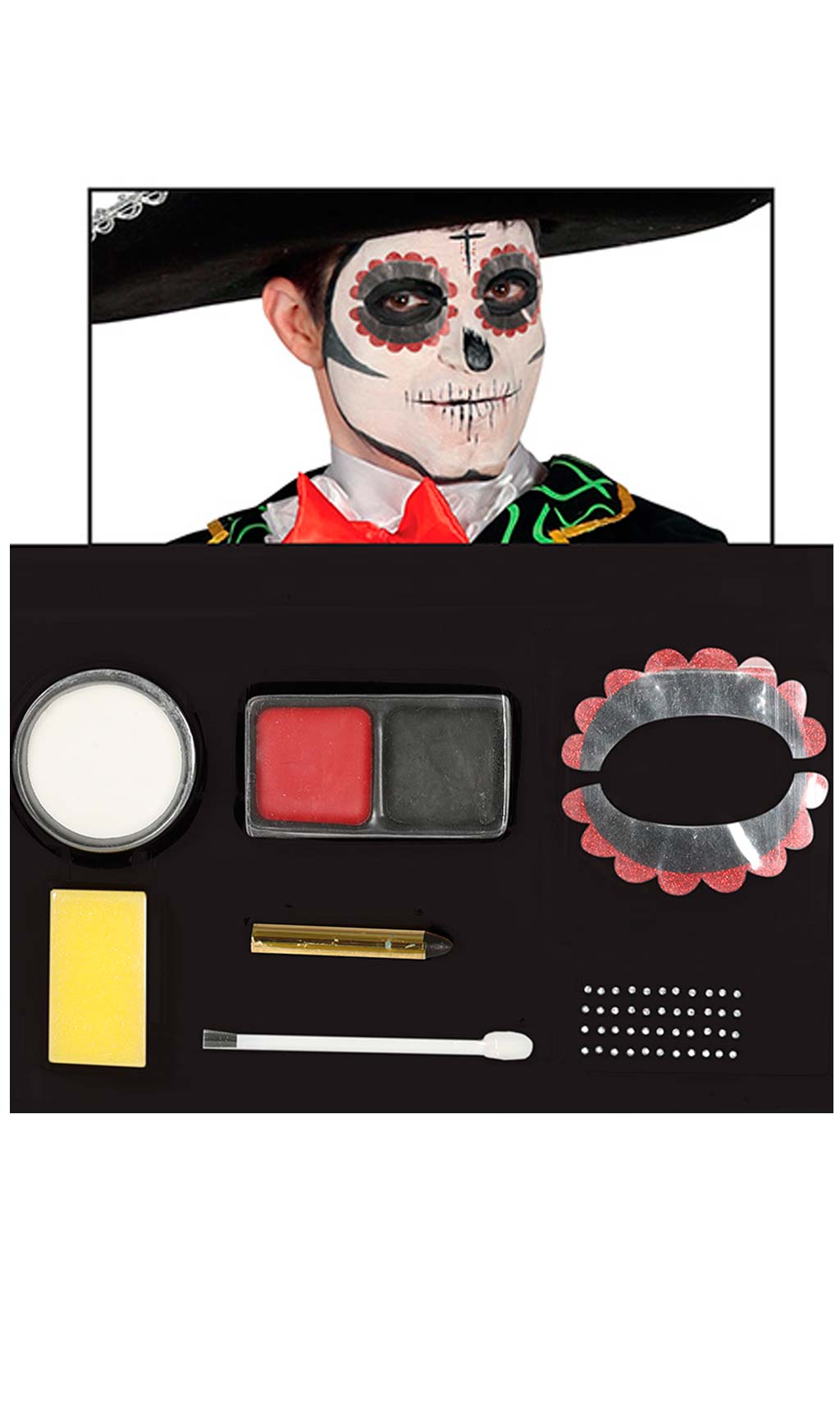 Kit de Maquilhagem de Dia dos Mortos