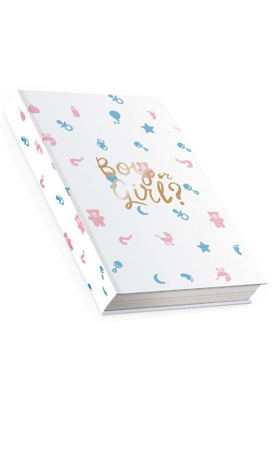 Livro de Assinaturas de Gender Reveal bebê