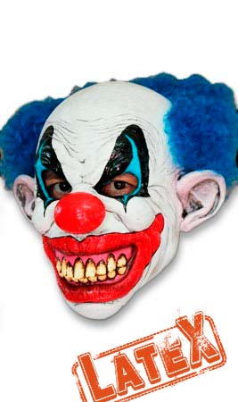 Máscara em latex de Clown Puddles