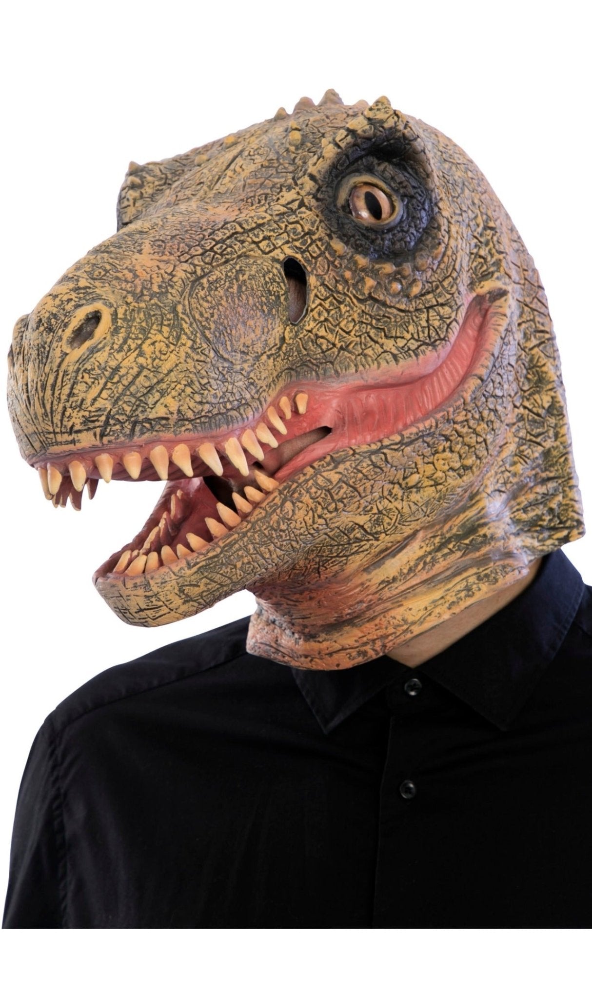 Máscara em látex do Dinossauro Faminto
