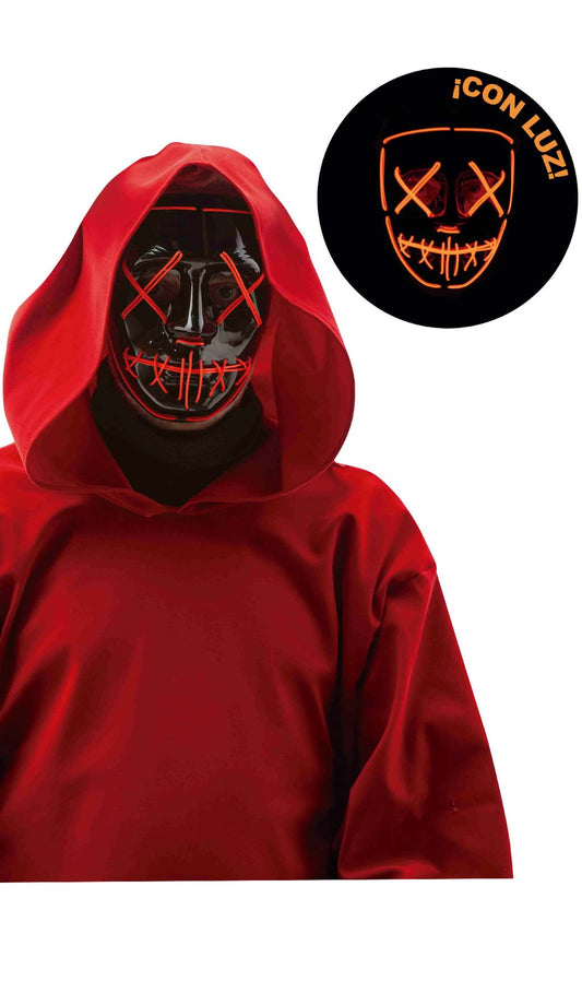 Máscara da Purga com Luz Vermelha