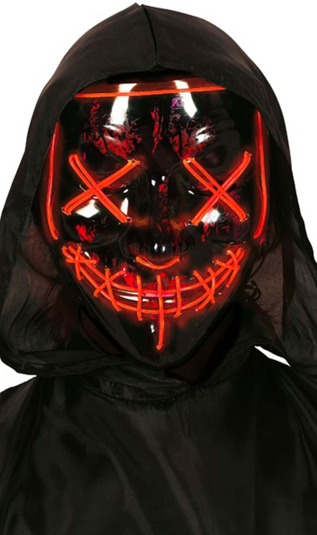 Máscara da Purga Luminosa Vermelha