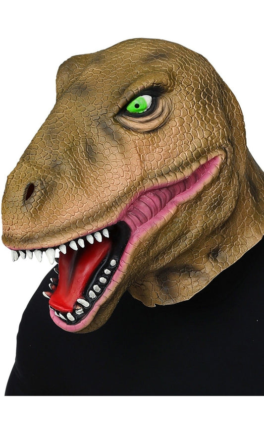 Máscara em latex de Dinossauro T-Rex