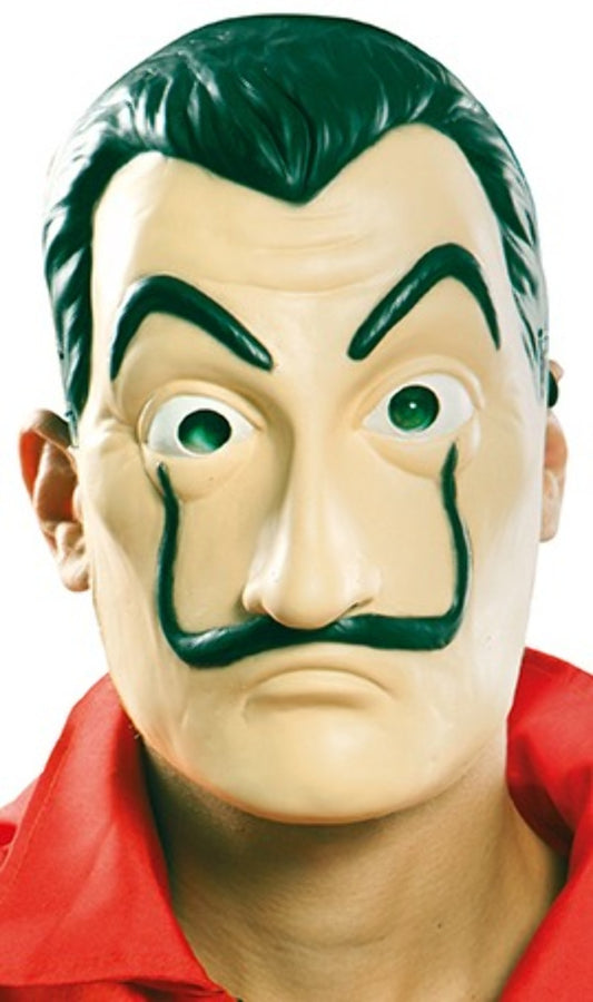 Máscara em latex do Ladrão da Casa de Papel