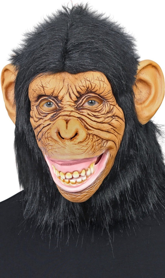 Máscara em latex de Macaco Divertido