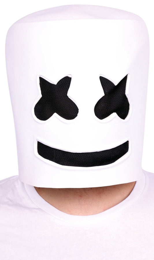 Máscara em latex do DJ Marshmello