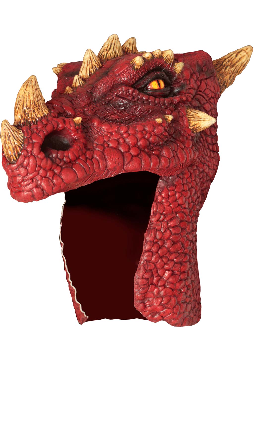 Máscara em latex de Dragão Vermelho