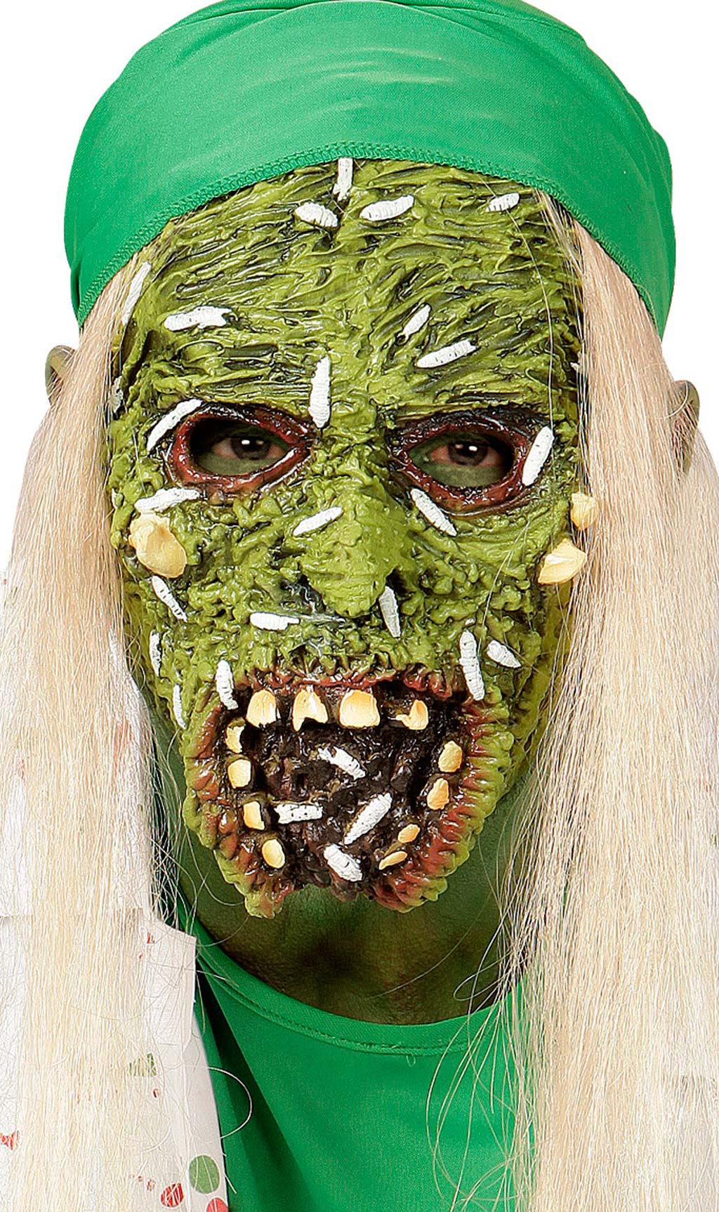 Máscara em latex de Zombie Tóxico para criança