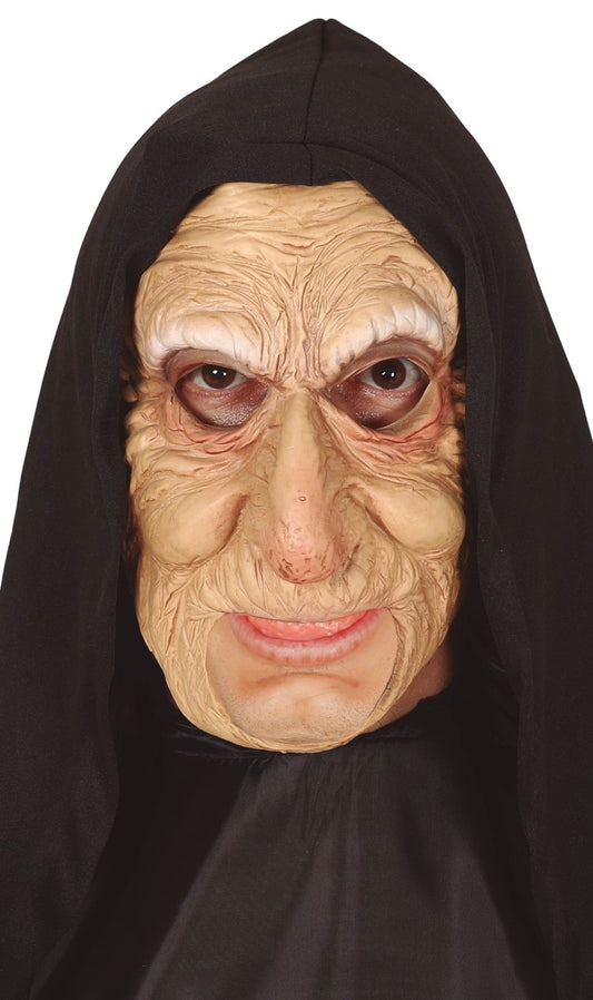 Máscara de Mulher Velha com Capuz