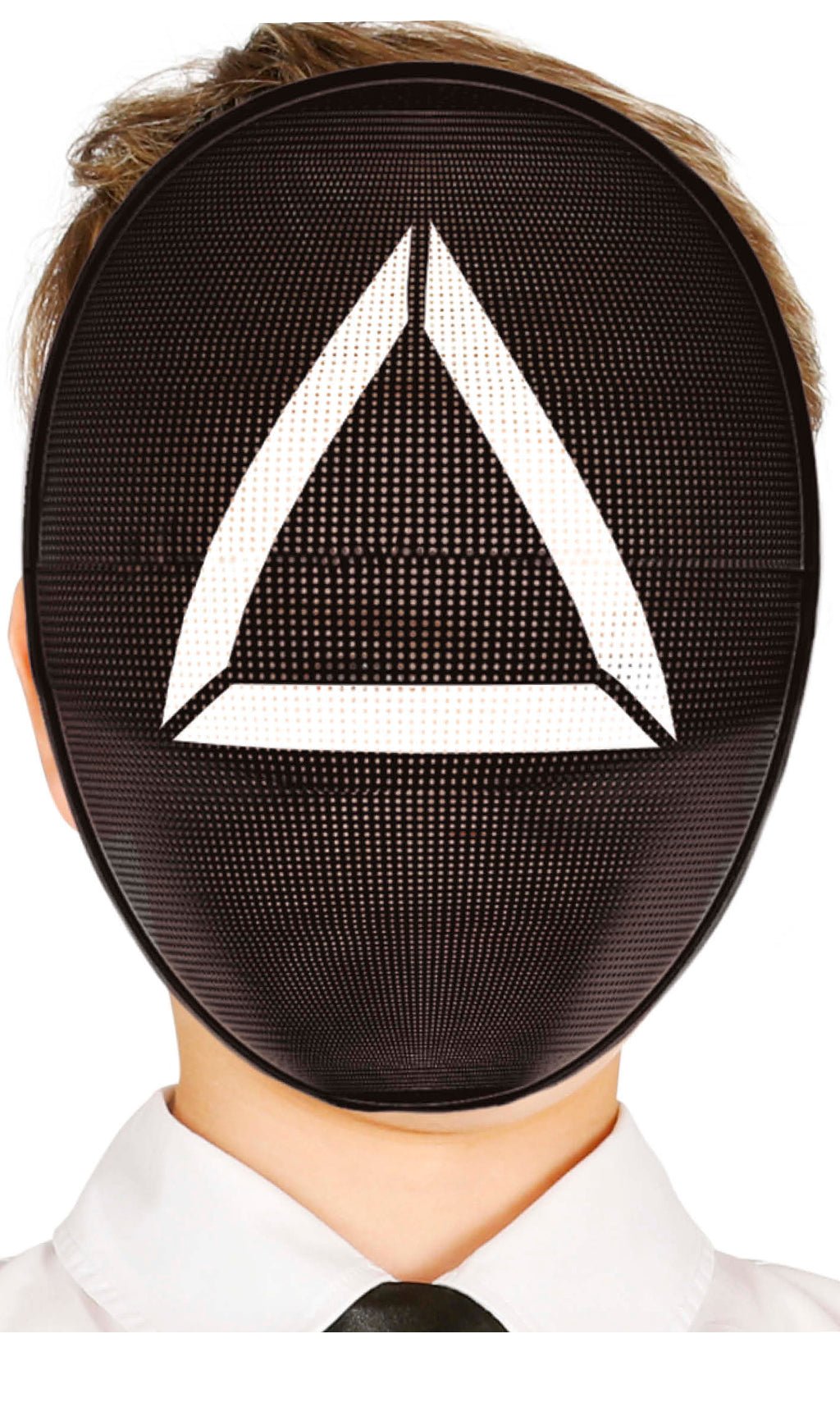 Máscara Squid Game Triângulo PVC para crianças