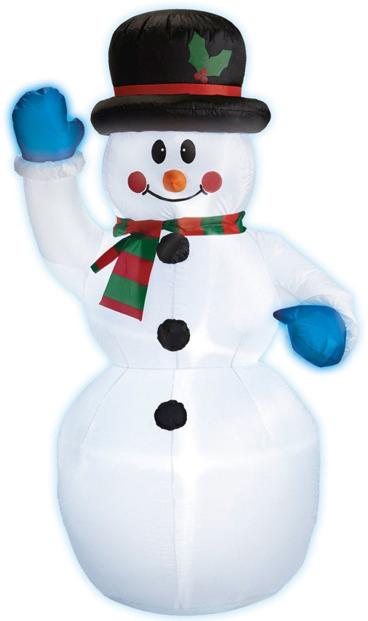 Boneco de Neve Luminoso Insuflável