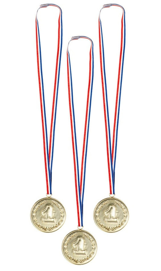 Pack de 3 Medalhas Nº 1
