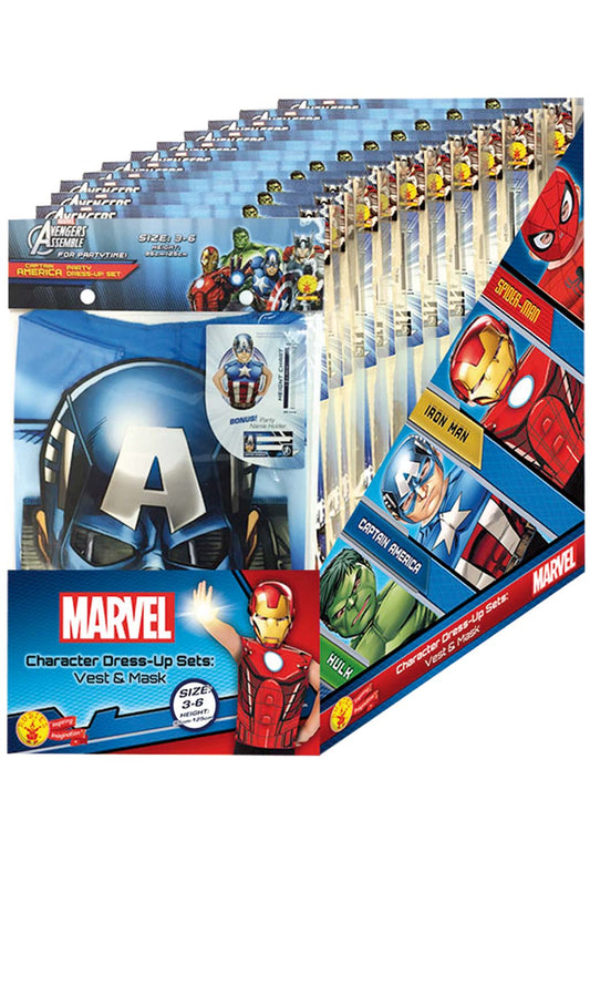 Pack de 4 set de Super herói Avengers™ para criança