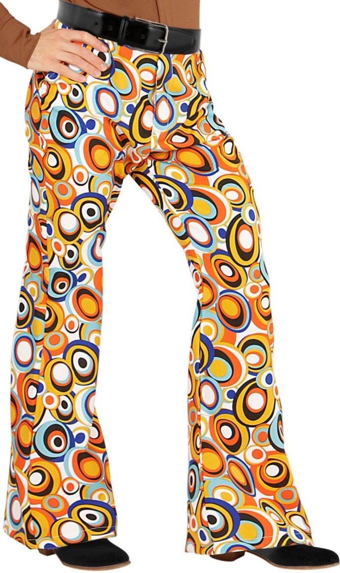Pantalón de Años 70 Bubbles para hombre I Don Disfraz