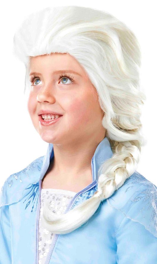 Peruca de Elsa™ Frozen 2 para criança