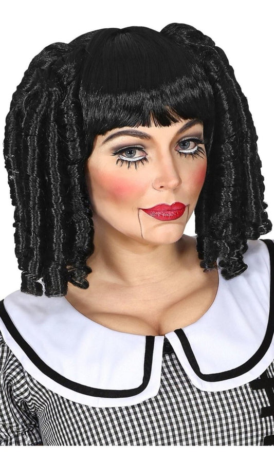 Peruca de Boneca com Saca rolhas