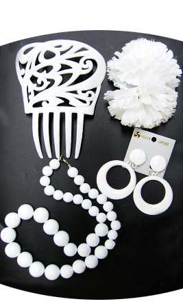 Conjunto de Andaluza Branco