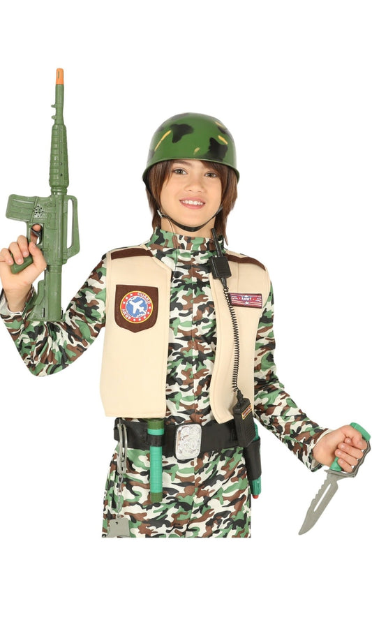 Set Militar de Camuflagem Infantil