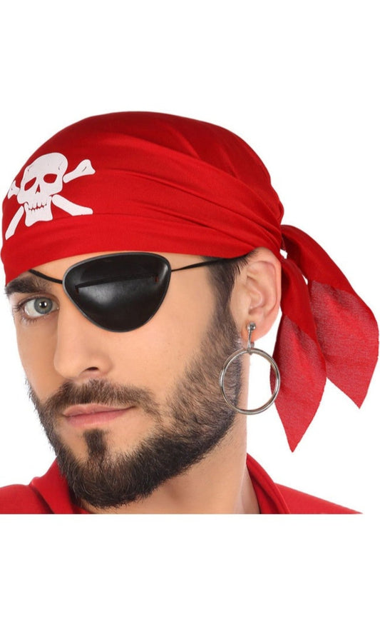 Conjunto de Pirata Vermelho