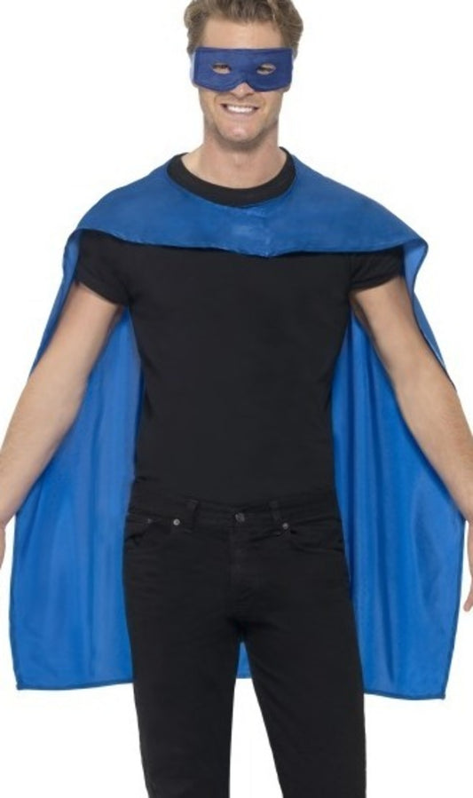 Conjunto de Super herói Azul