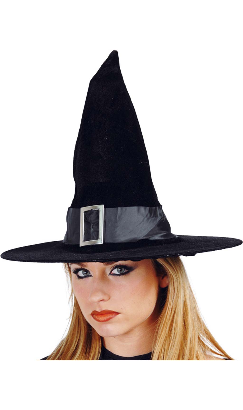 Chapéu de Bruxa em Veludo