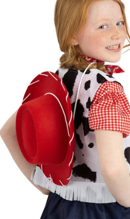 Chapéu de Vaqueiro Vermelho Clássico Infantil