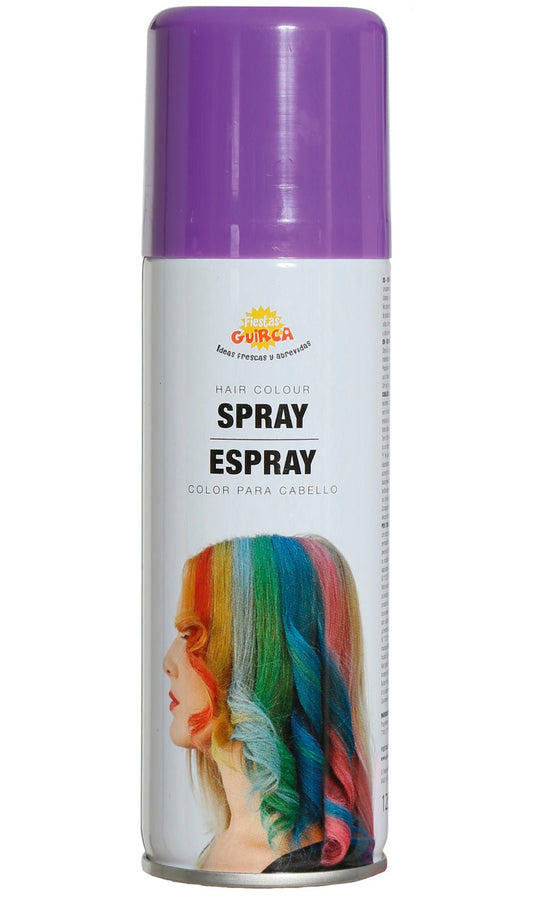 Spray de cabelo lilás