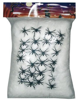Teia de aranha 500 g Branca