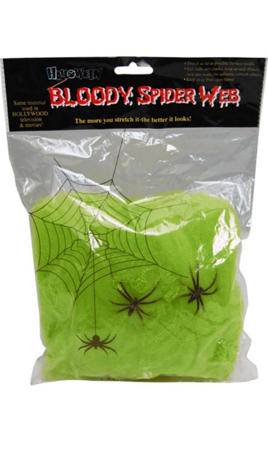 Teia de aranha 20 gr Verde