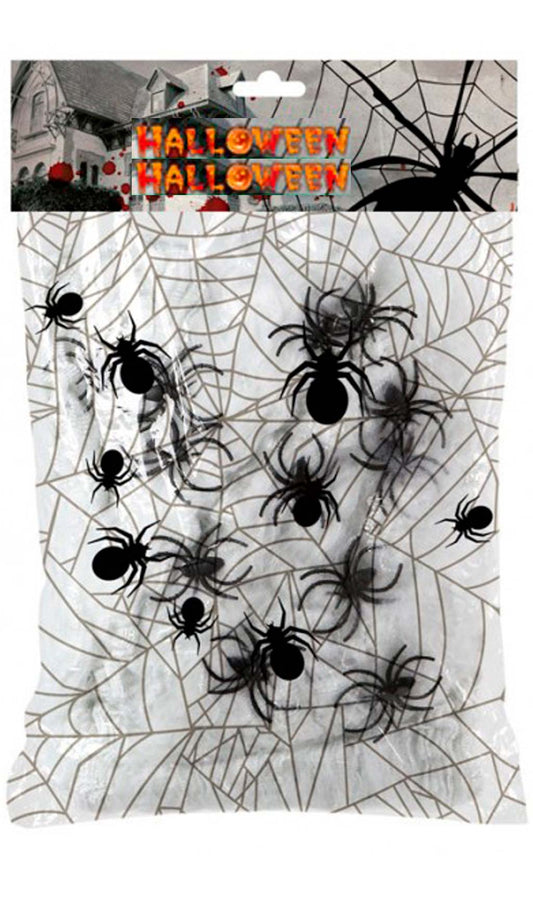 Teia de aranha 250 g Branca