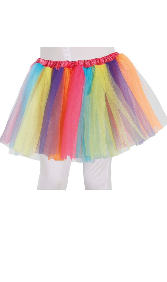 Tutu Arco-Íris infantil