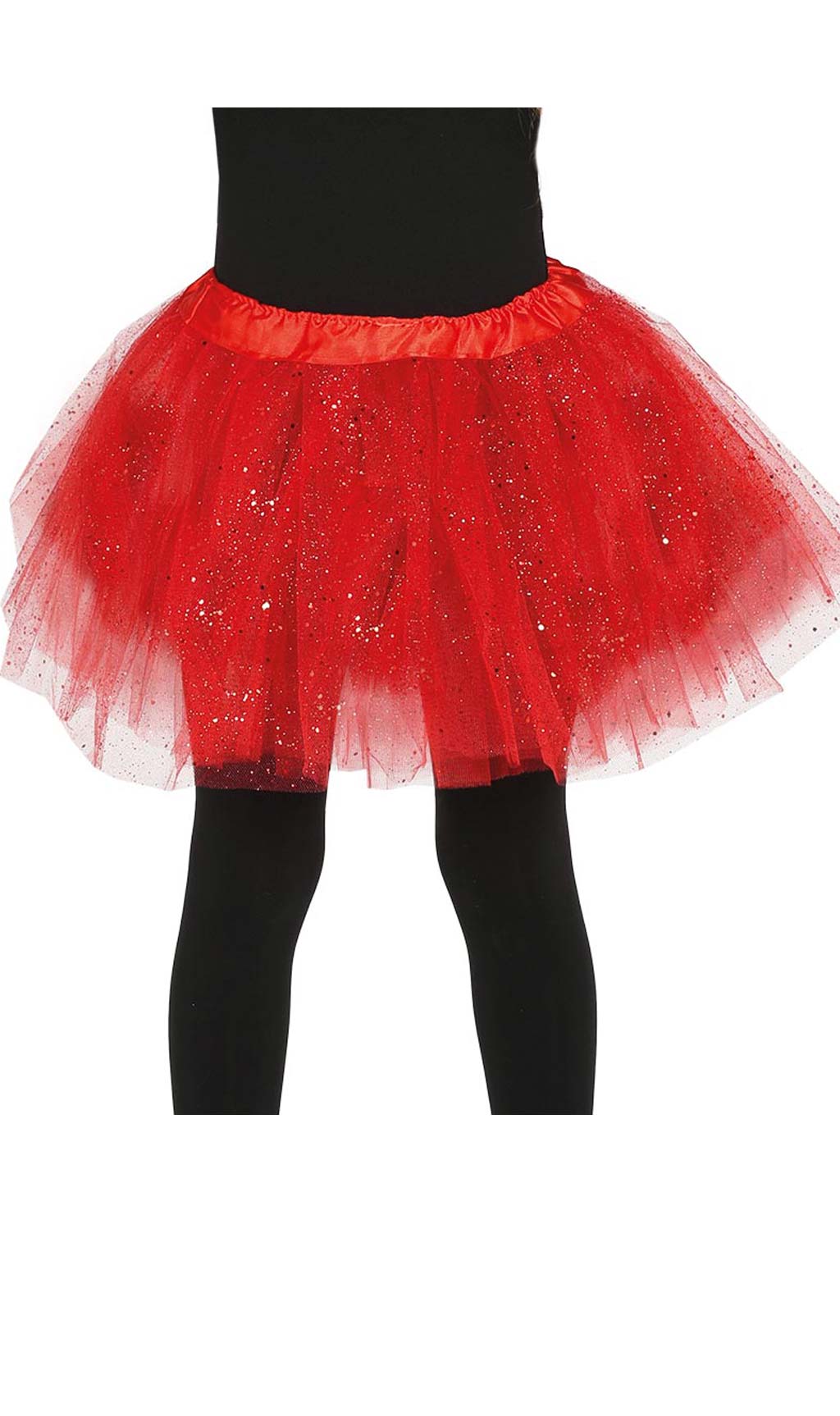 Tutu Vermelho Brilhante para criança